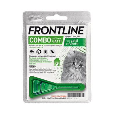 Q.TA' 1 FRONTLINE COMBO KIT GATTINI 1 PIPETTA