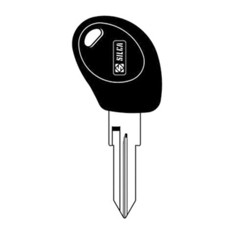 Q.TA' 2 SILCA GT10BTE CHIAVE TRANSPONDER VUOTA OTTONE