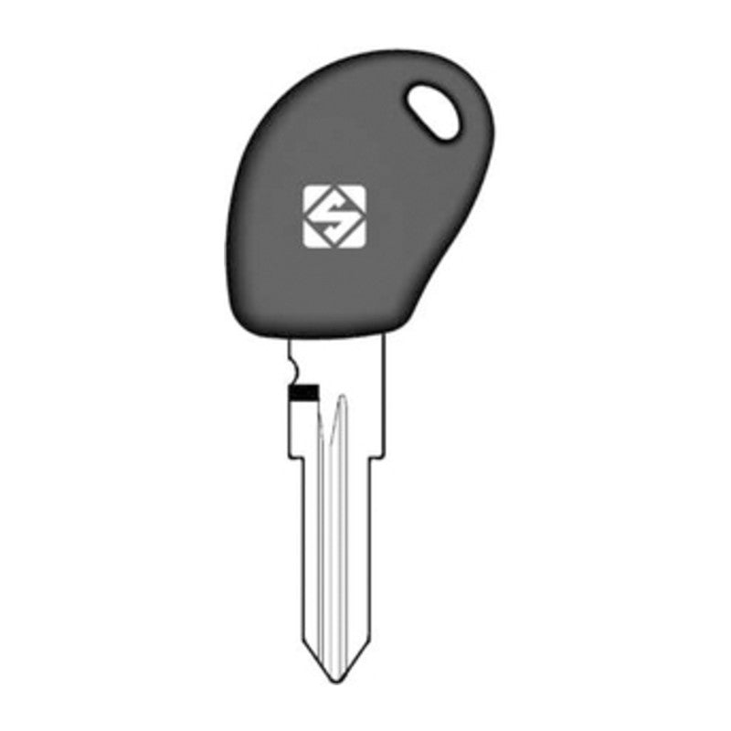 Q.TA' 2 SILCA GT15RBTE CHIAVE TRANSPONDER VUOTA OTTONE