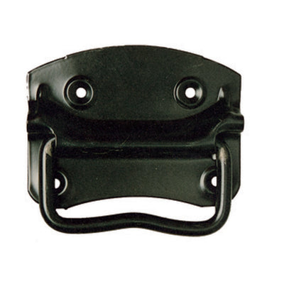 Q.TA' 12 MANIGLIA AMERICANA BAULI 110X85 MM FERRO NERO*