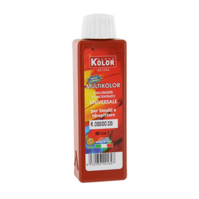 Q.TA' 12 COLORANTE UNIVERSALE 40 ML ROSSO OSSIDO 220RL