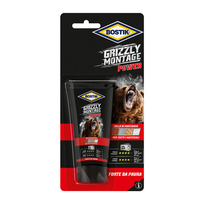 Q.TA' 1 BOSTIK GRIZZLY MONTAGE POWER 100 G BLISTER