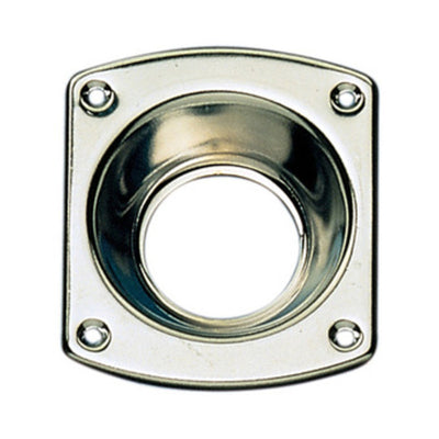 Q.TA' 10 CR 36 MOSTRINA P/SERRATURA POMPA CROMATA C/INCAVO 12MM