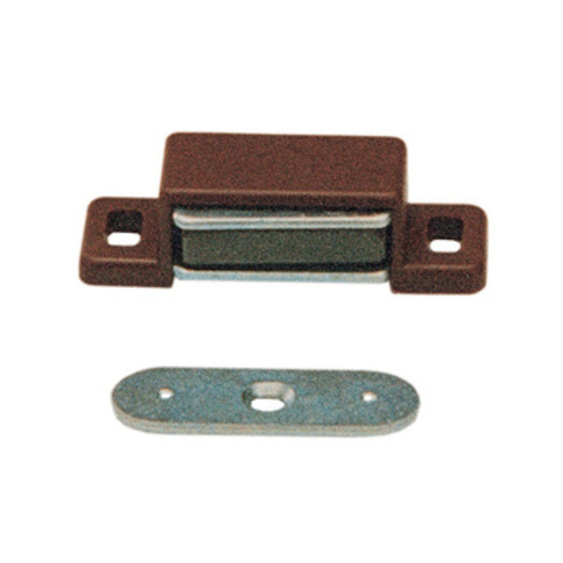 Q.TA' 24 CHIUSURA MAGNETICA RETTANG 46X15 MM MARRONE**