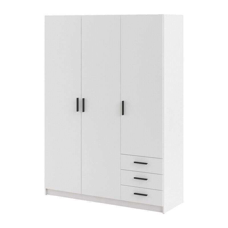 Q.TA' 1 KIT ARMADIO SPRINT 3A+3C 147X50X200 BIANCO