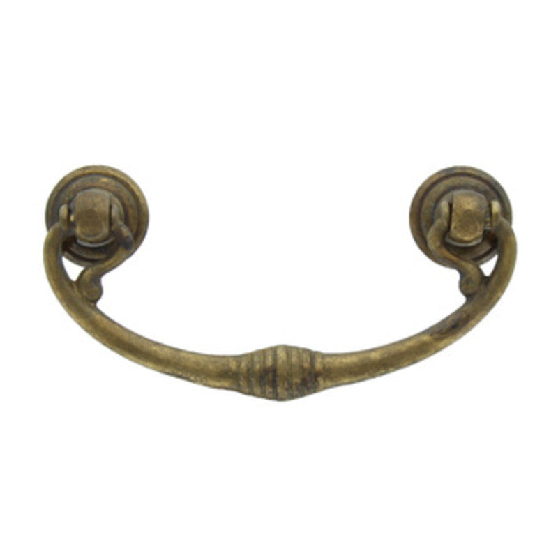 Q.TA' 1 BL MANIGLIA 03027 82X40 MM OTTONE ANTICATO