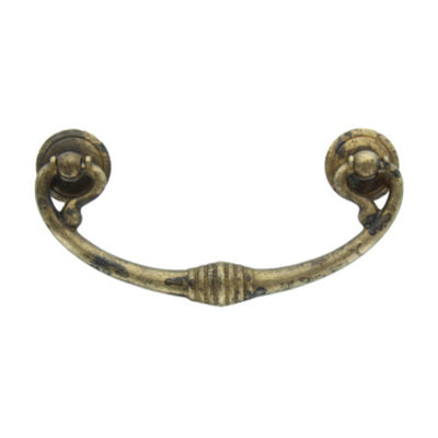 Q.TA' 1 BL MANIGLIA 03027 121X58 MM OTTONE ANTICATO