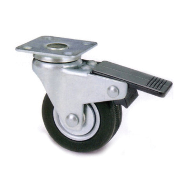 Q.TA' 12 RUOTA MOBILE D 50 MM GOMMA 160 BIS PIASTRA C/FR