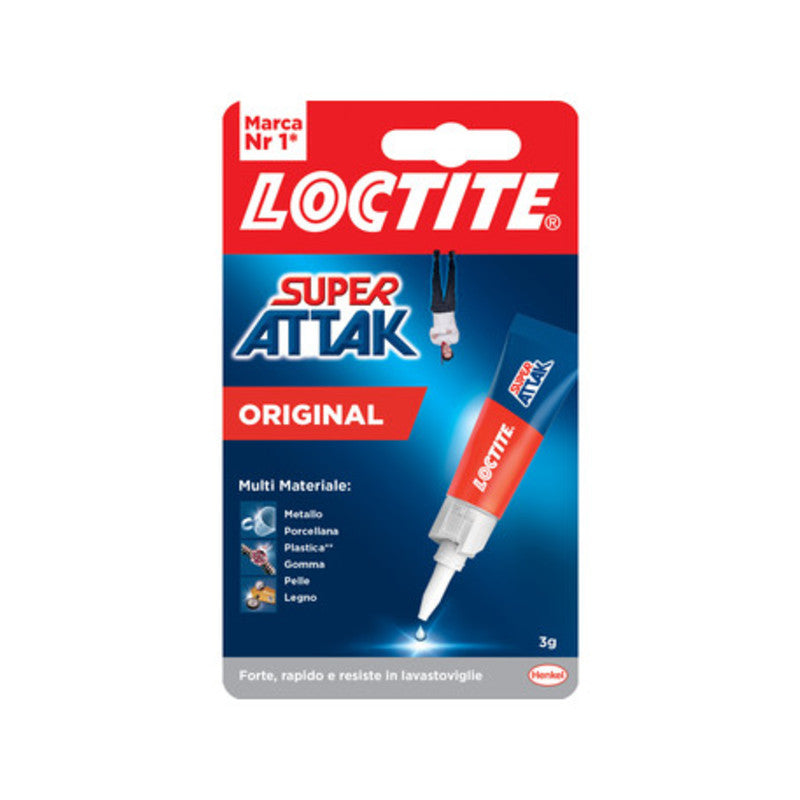 Q.TA' 24 ADESIVO SUPER ATTAK ORIGINAL 3 G