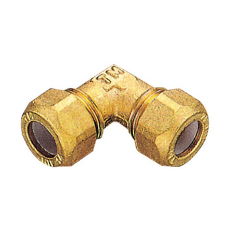 Q.TA' 1 PL GOMITO OTTONE DOPPIO BICONO 12 PESANTE