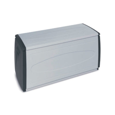 Q.TA' 1 CASSAPANCA TERRY BOX 120X54XH57 CM NERO GRIGIO