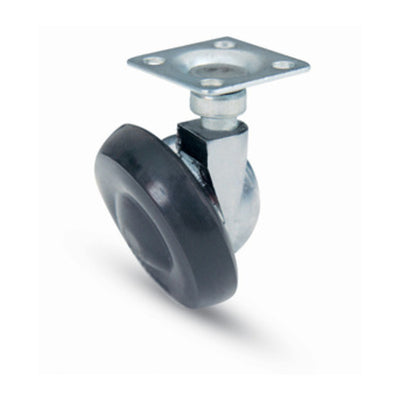 Q.TA' 1 BL RUOTA SEMISFERICA PIASTRA 40 MM CROMO 2