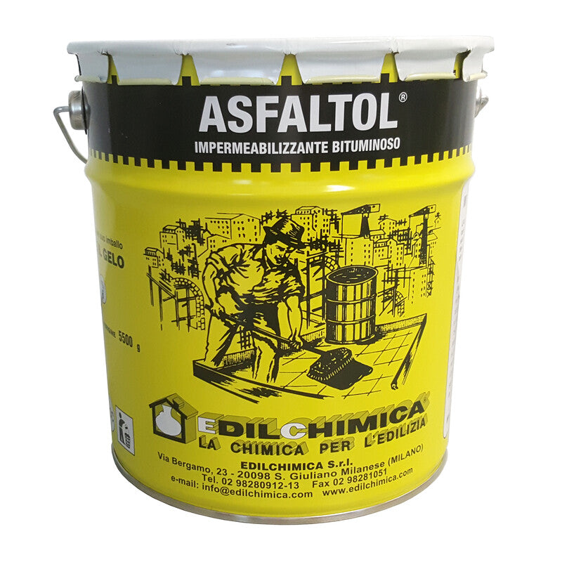 Q.TA' 2 ASFALTO A FREDDO ASFALTOL DA 6,0 KG IMPERMEABILIZ
