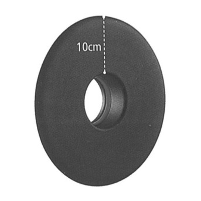 Q.TA' 1 ROSONE P/STUFA A PELLET CORONA 10 CM D 8 CM NERO OPACO