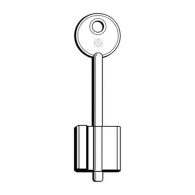 Q.TA' 5 SILCA RLC CHIAVE DOPPIA MAPPA OTTONE