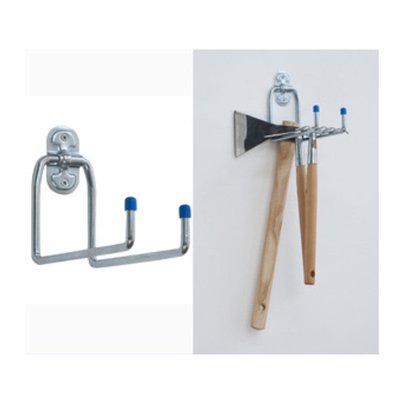 Q.TA' 10 GANCIO ZINCATO 4050 A DOPPIA U 180X50 MM