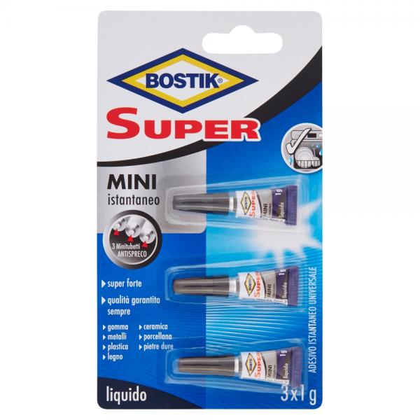 Q.TA' 10 BOSTIK SUPER MINI ISTANTANEO ADESIVO 3X1 G BLISTER