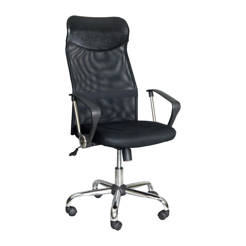 Q.TA' 1 C POLTRONA DIREZIONALE SUN NERO QZY-2501CX