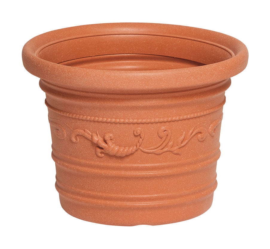 Q.TA' 1 VASO IN PLASTICA FESTONATO D 40XH30CM 21L PRESTIGE