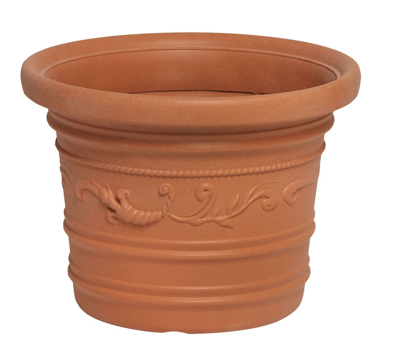 Q.TA' 1 VASO IN PLASTICA FESTONATO D 45XH35CM 28L PRESTIGE