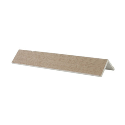Q.TA' 36 PARASPIGOLO 25X25 MM PVC ESPANSO 3 M ROVERE SBIANCATO