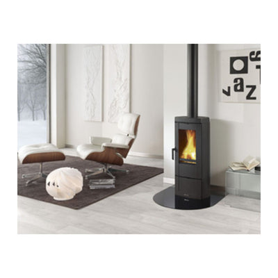 Q.TA' 1 STUFA LEGNA GHISA 6.2 KW CANDY 4.0 ANTRACITE
