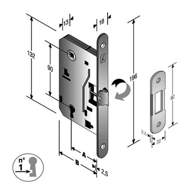 Q.TA' 6 BL PATENT B. SOFT 8/90 SCROCCO CENTR. BT E50 CROM