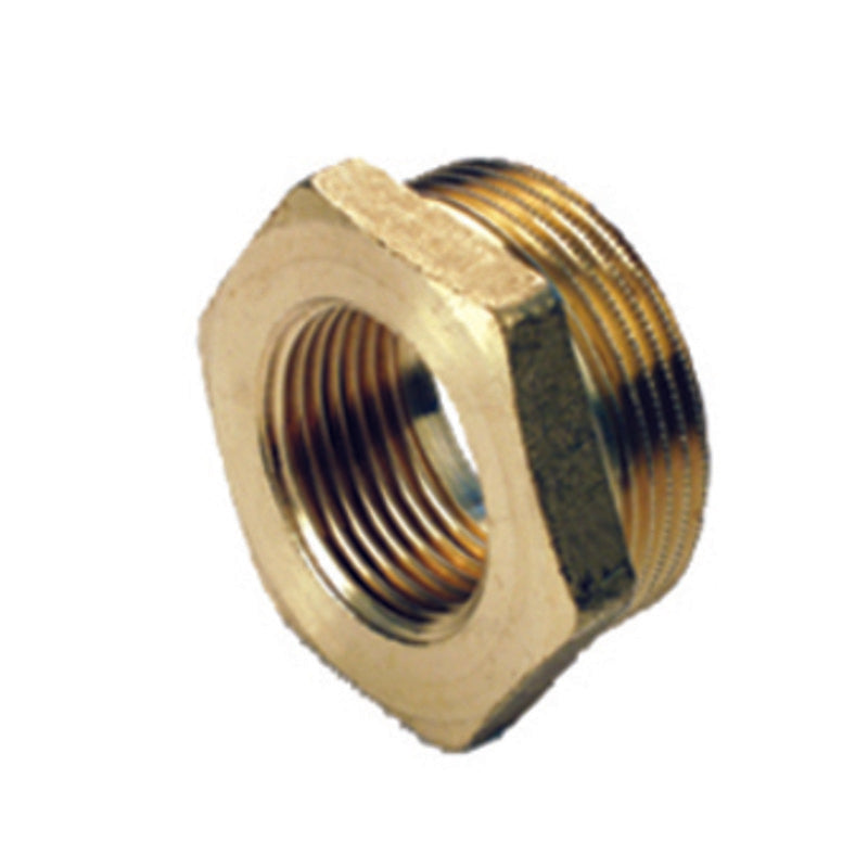 Q.TA' 25 IDRAULICA - RIDUZIONE 241 OTTONE GIALLO D 3/8X1/4