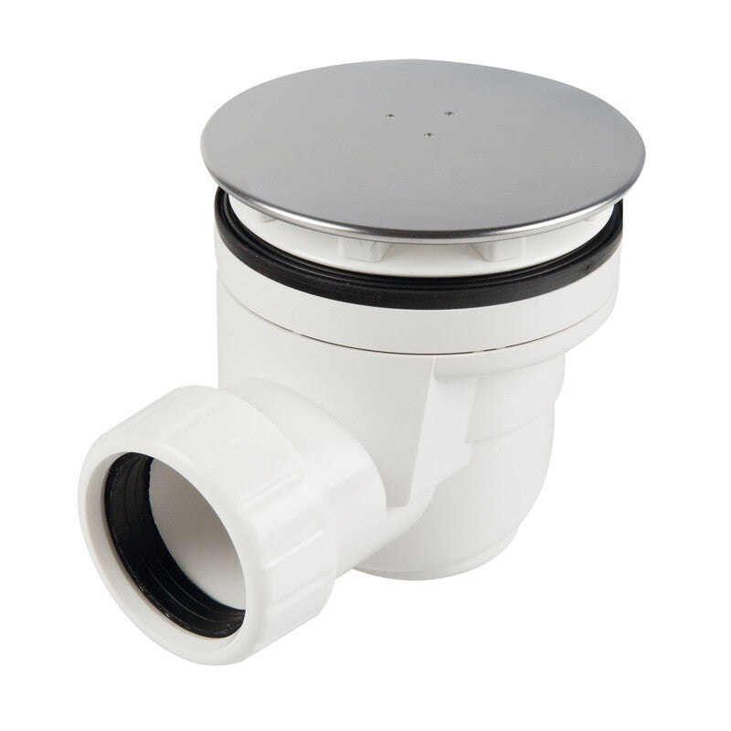 Q.TA' 1 PILETTA SIFOIDE DOCCIA D 60 MM COPERCHIO INOX 90 MM