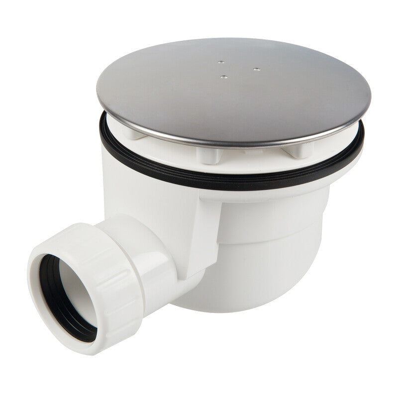 Q.TA' 1 PILETTA SIFOIDE DOCCIA D 90MM COPERCHIO INOX 120MM