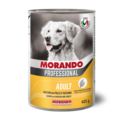 Q.TA' 24 CIBO CANE MORANDO LATT 405 G BOCCONI POL TACCH