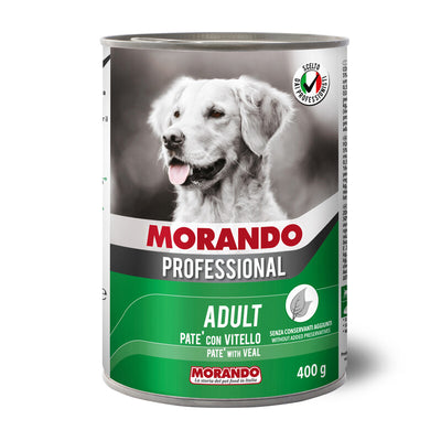 Q.TA' 24 CIBO CANE MORANDO LATT 400 G PAT VITELLO