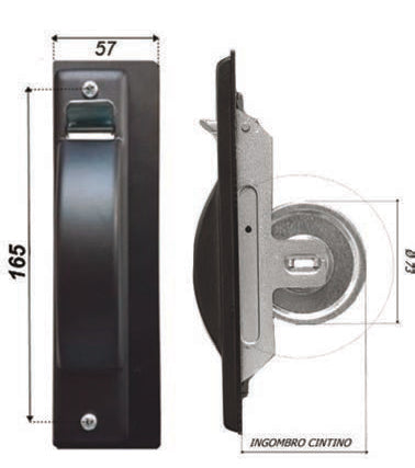 Q.TA' 10 AVVOLGITORE SEMINCASSO SPECIAL DX/SX 57X210 C/PLA