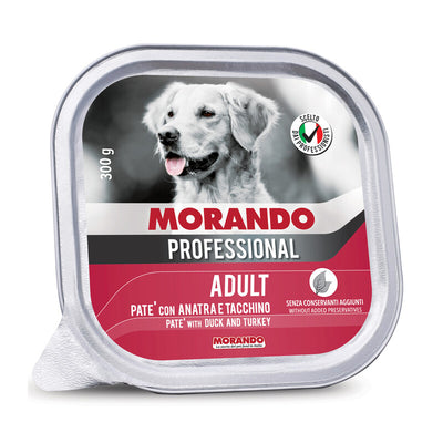Q.TA' 18 CIBO CANE MORANDO VSC 300 G PATE ANATRA TACCH