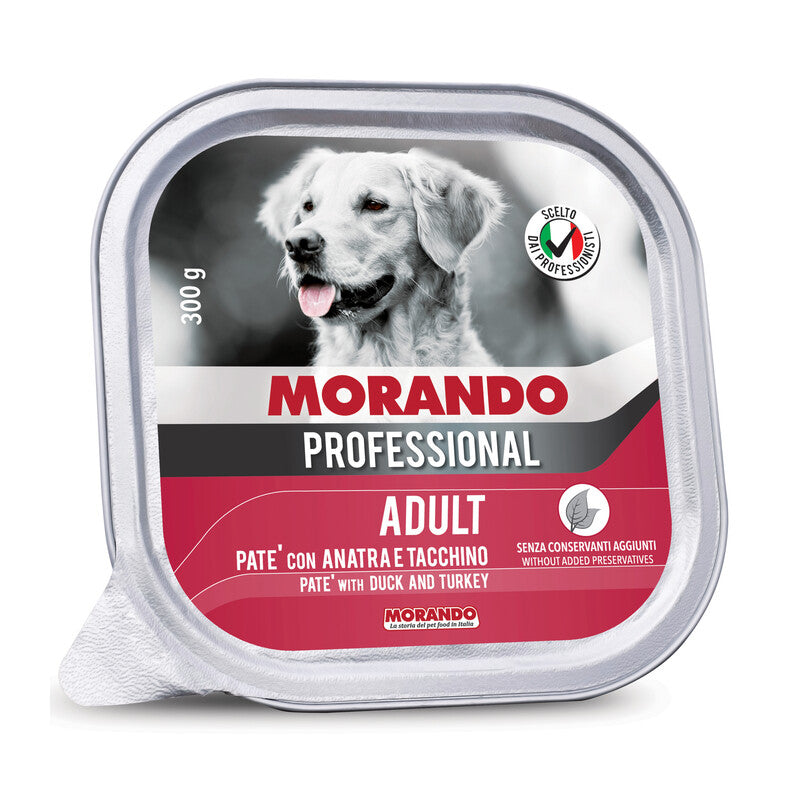 Q.TA' 18 CIBO CANE MORANDO VSC 300G PATE ANATRA TACCH