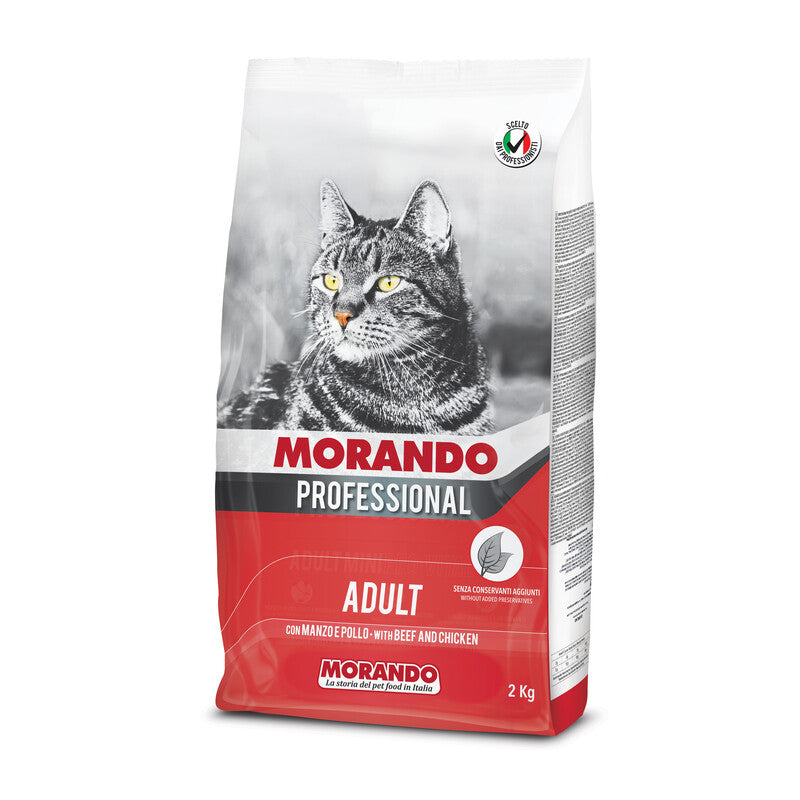 Q.TA' 1 CIBO GATTO MORANDO 2KG MANZO E POLLO