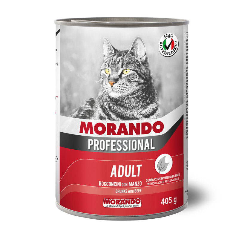 Q.TA' 24 CIBO GATTO MORANDO LATT 405G BOCCONC MANZO