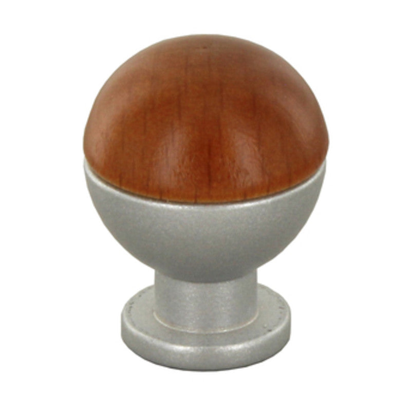 Q.TA' 25 POMOLO SFERICO LEGNO OTT 735B D 18 MM CILIEGIO