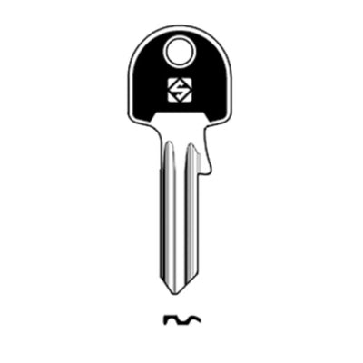 Q.TA' 20 SILCA UL050SLSL CHIAVE PROFILO SLIM COLOR OTTONE