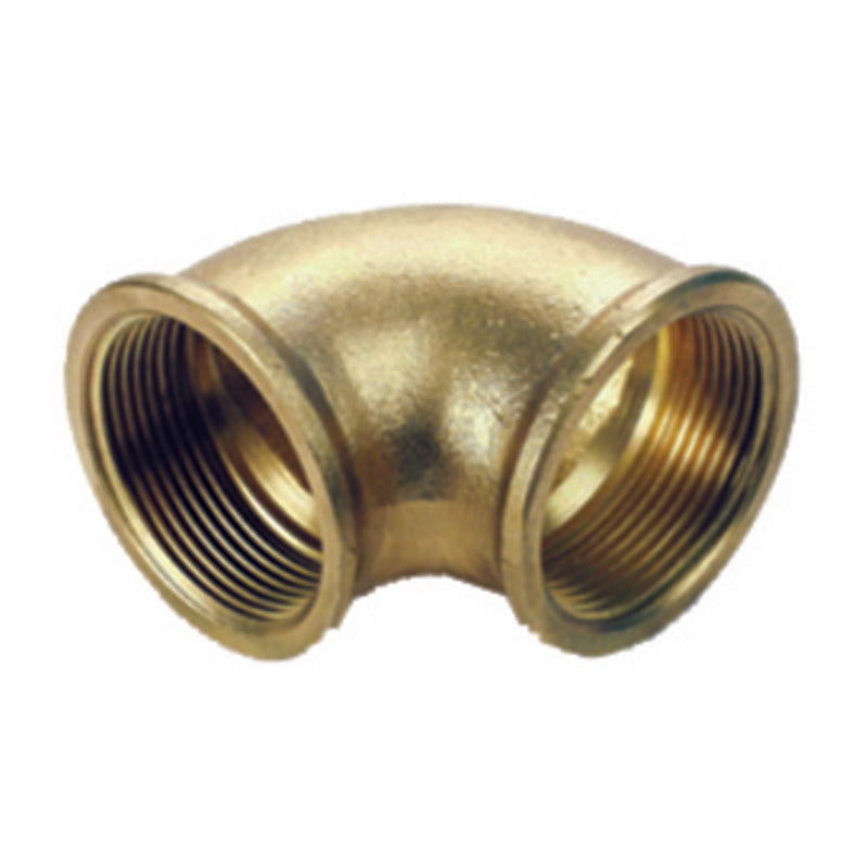 Q.TA' 10 IDRAULICA - GOMITO FF 90 OTTONE GIALLO D 1/2