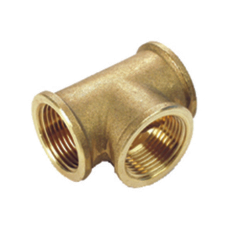 Q.TA' 10 IDRAULICA - TEE 130 OTTONE GIALLO D 1/2