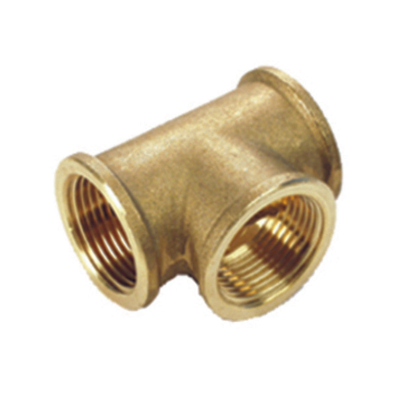 Q.TA' 5 IDRAULICA - TEE 130 OTTONE GIALLO D 3/4