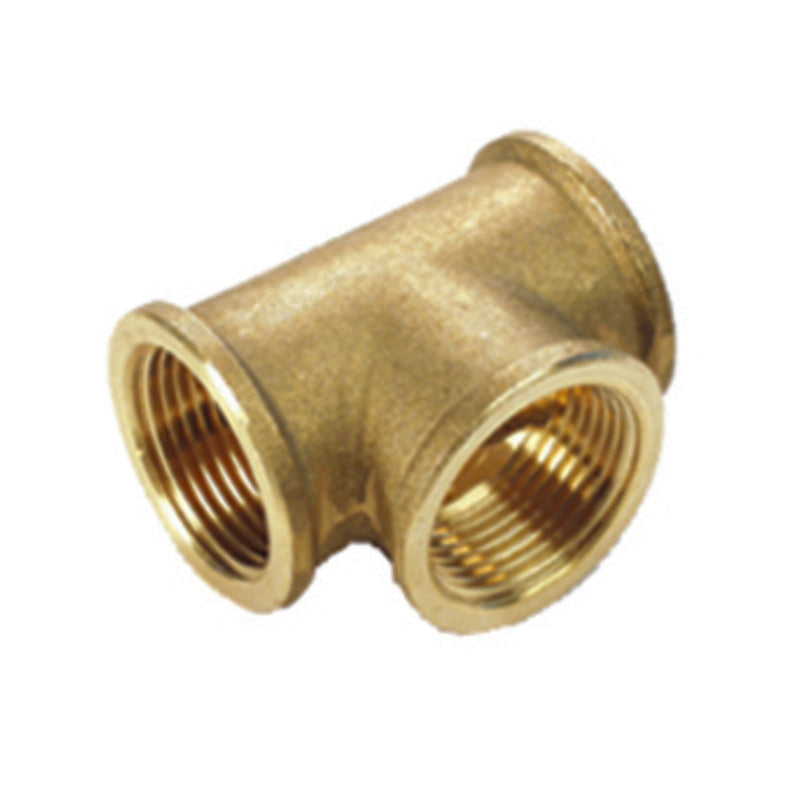 Q.TA' 5 IDRAULICA - TEE 130 OTTONE GIALLO D 3/4
