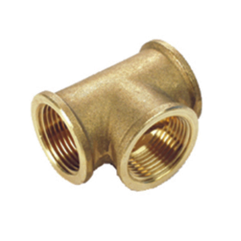 Q.TA' 5 IDRAULICA - TEE 130 OTTONE GIALLO D 1