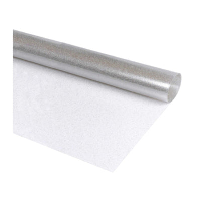 Q.TA' 30 TOVAGLIATO GLITTER ARGENTO H 140 CM