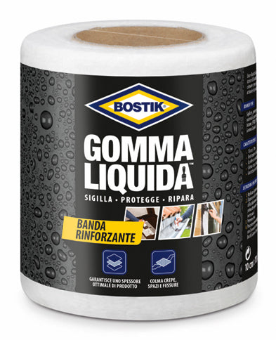 Q.TA' 6 BOSTIK GOMMA LIQUIDA BANDA RINFORZ 10 CM X 10 M