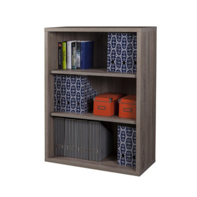 Q.TA' 1 DISEGNO LIBRERIA 3 VANI 36X82XH112 CM ROVERE