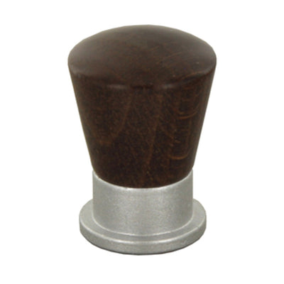 Q.TA' 25 POMOLO CONICO LEGNO OTT 745A D 19 MM NOCE SC