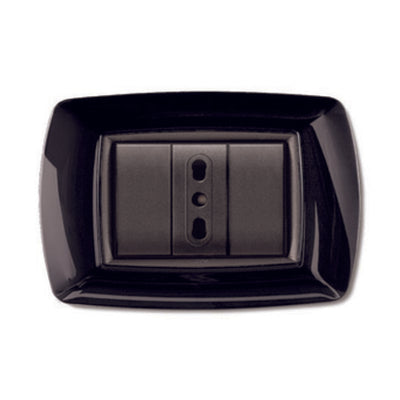 Q.TA' 10 PLACCA LIFE LIVING PLAST NERO 3P