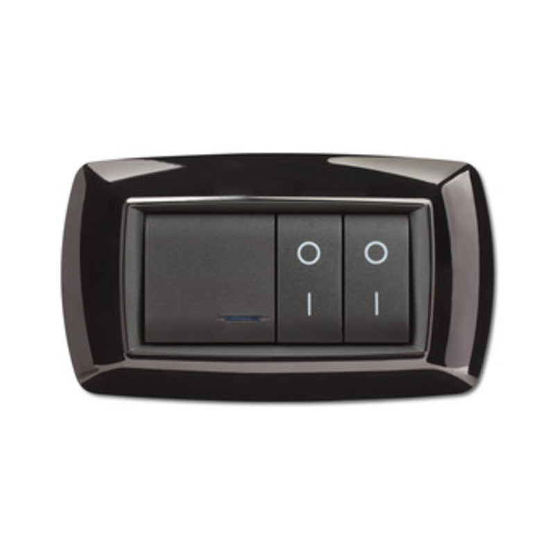 Q.TA' 1 PLACCA LIFE LIVING PLAST NERO 4P